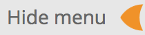 hide menu button