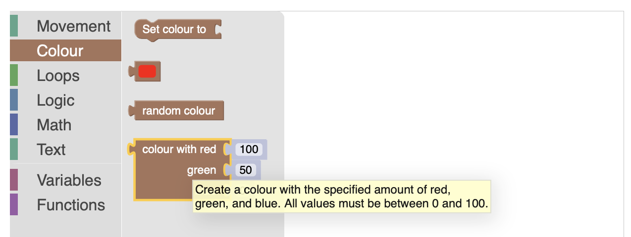 code block tip